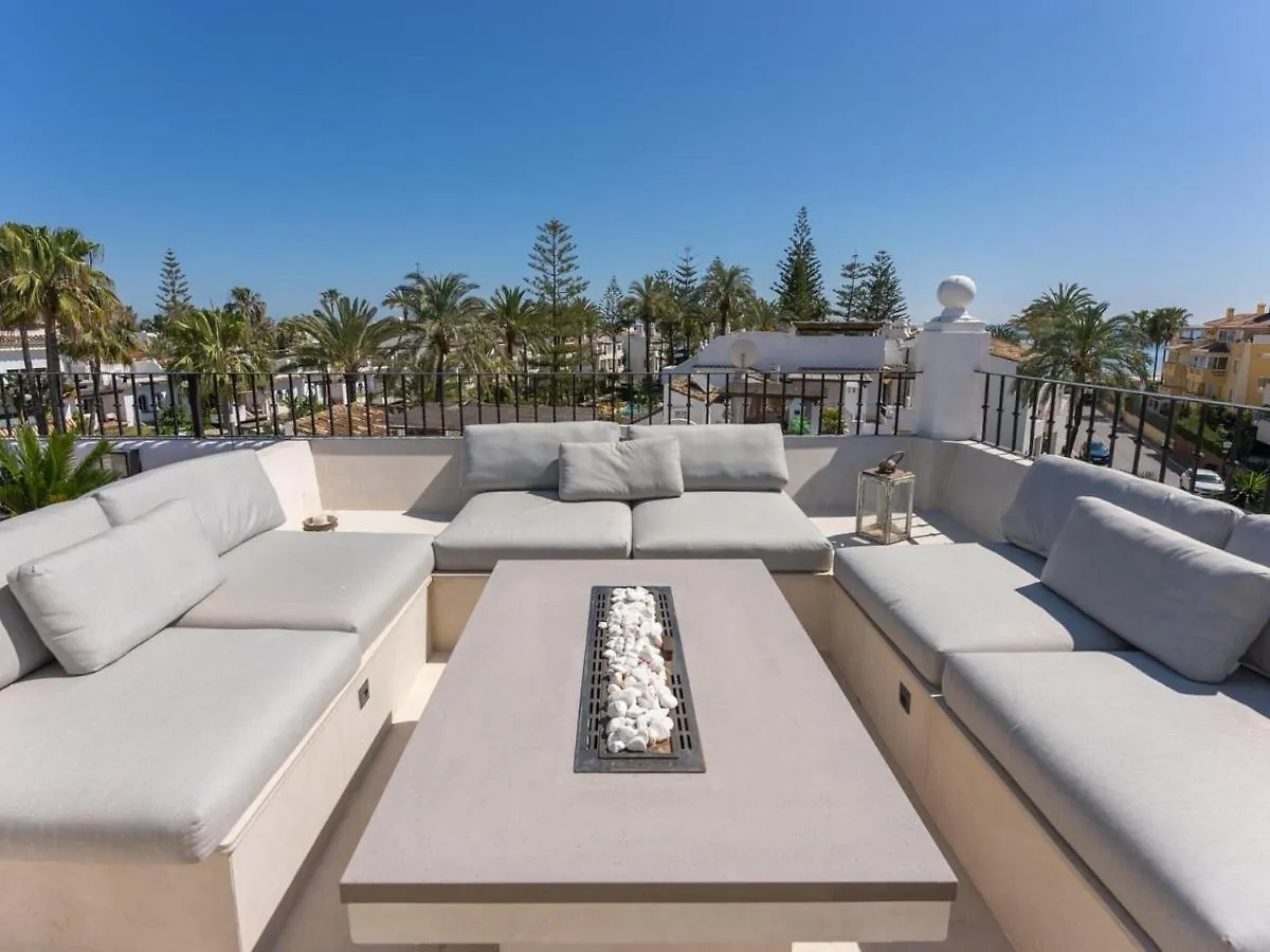 Castiglione Luxury Beachfront Duplex Penthouse Marbella Apartment